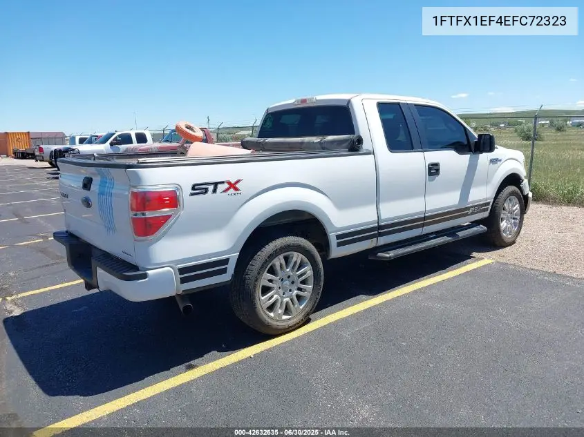 2014 Ford F-150 Stx VIN: 1FTFX1EF4EFC72323 Lot: 42632635