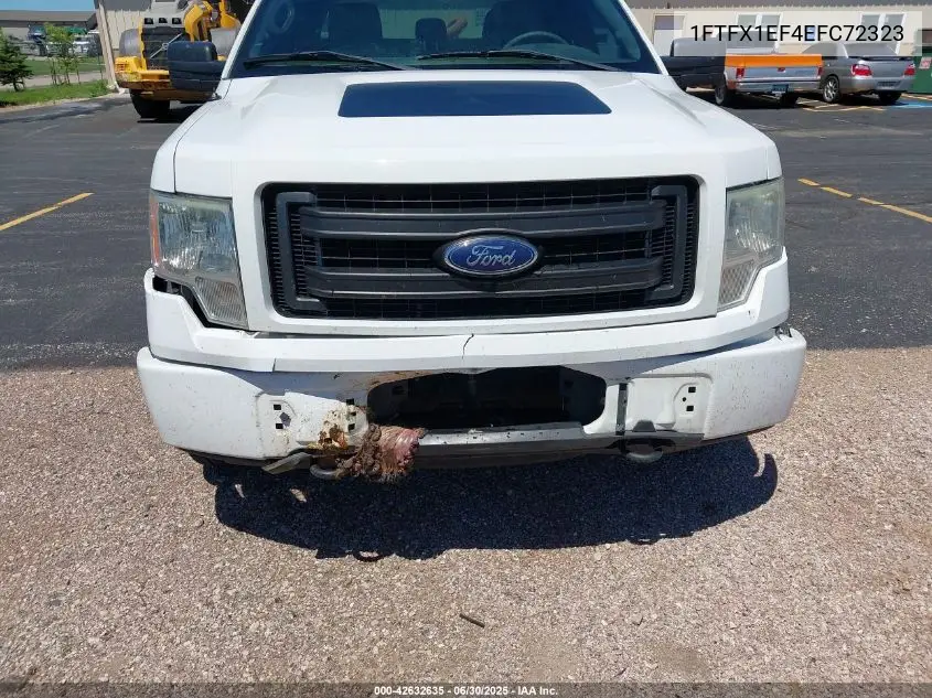 2014 Ford F-150 Stx VIN: 1FTFX1EF4EFC72323 Lot: 42632635