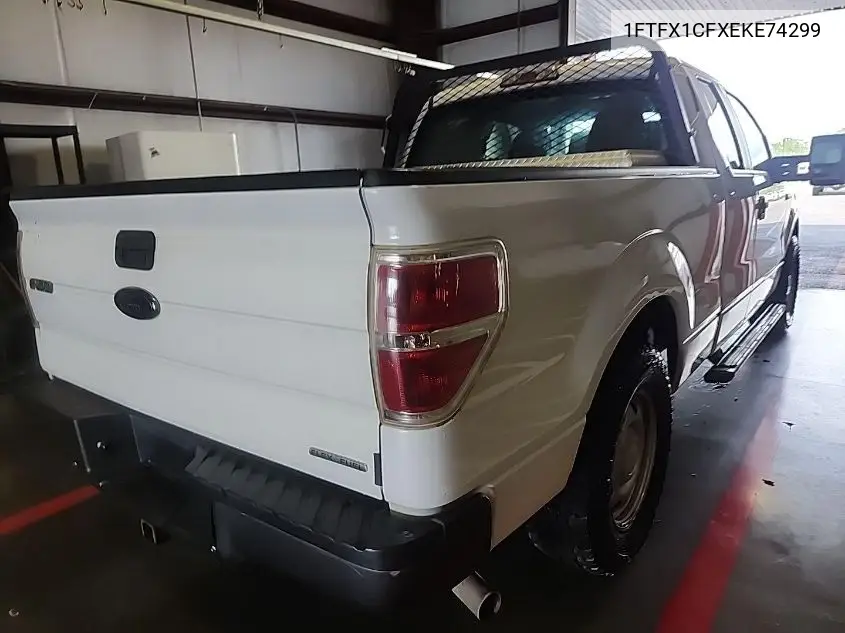 2014 Ford F150 Super Cab VIN: 1FTFX1CFXEKE74299 Lot: 42639187