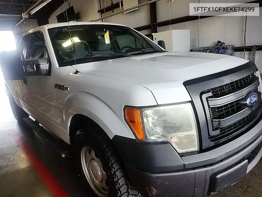 2014 Ford F150 Super Cab VIN: 1FTFX1CFXEKE74299 Lot: 42639187