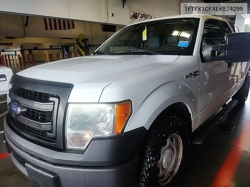 2014 Ford F150 Super Cab VIN: 1FTFX1CFXEKE74299 Lot: 42639187