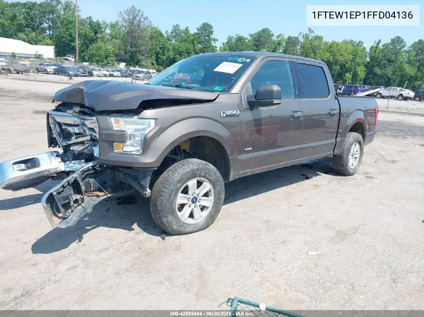 2015 Ford F-150 Xlt VIN: 1FTEW1EP1FFD04136 Lot: 42595484