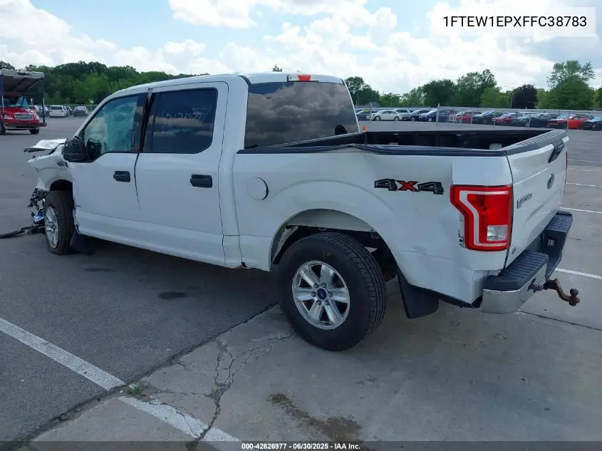 2015 Ford F-150 Xlt VIN: 1FTEW1EPXFFC38783 Lot: 42626977