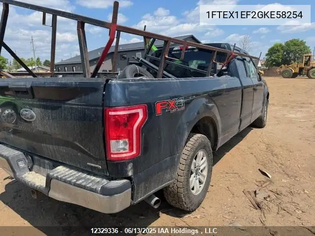 2016 Ford F-150 Xlt VIN: 1FTEX1EF2GKE58254 Lot: 12329336X