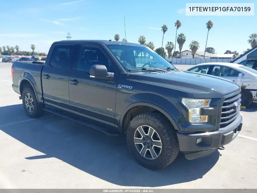 1FTEW1EP1GFA70159 2016 Ford F-150 Xlt