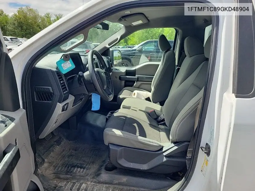 2016 Ford F-150 Xl VIN: 1FTMF1C89GKD48904 Lot: 42825272