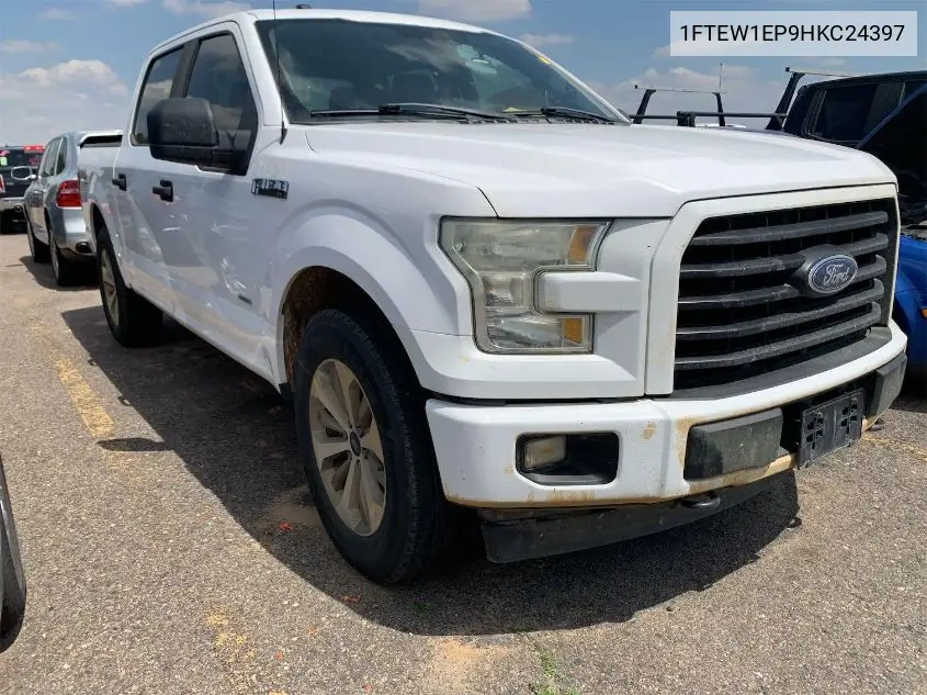 2017 Ford F150 Supercrew VIN: 1FTEW1EP9HKC24397 Lot: 42642683