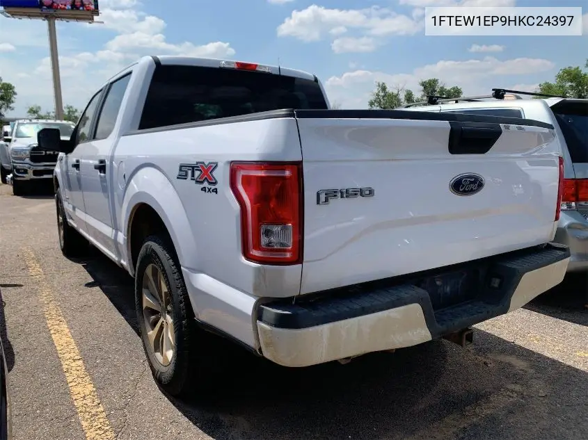 2017 Ford F150 Supercrew VIN: 1FTEW1EP9HKC24397 Lot: 42642683