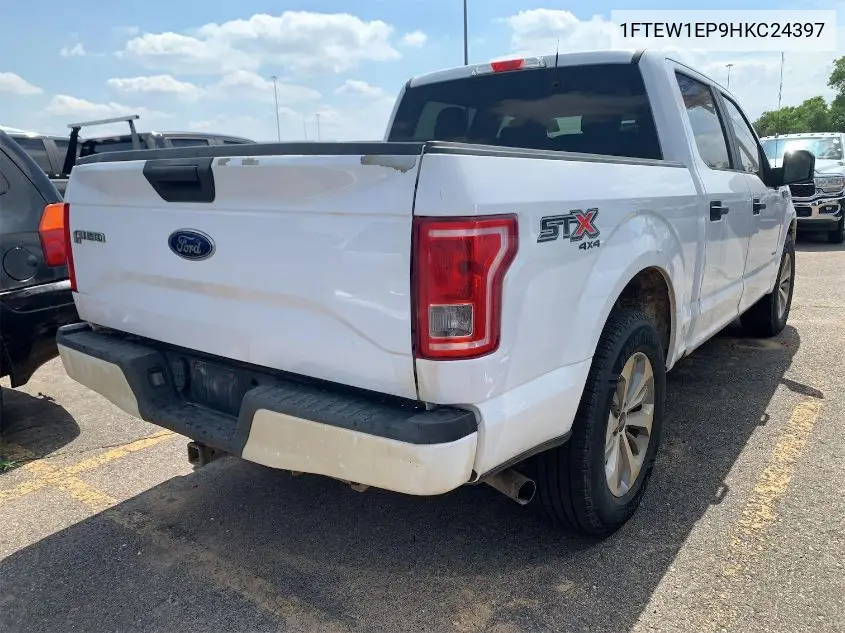 2017 Ford F150 Supercrew VIN: 1FTEW1EP9HKC24397 Lot: 42642683