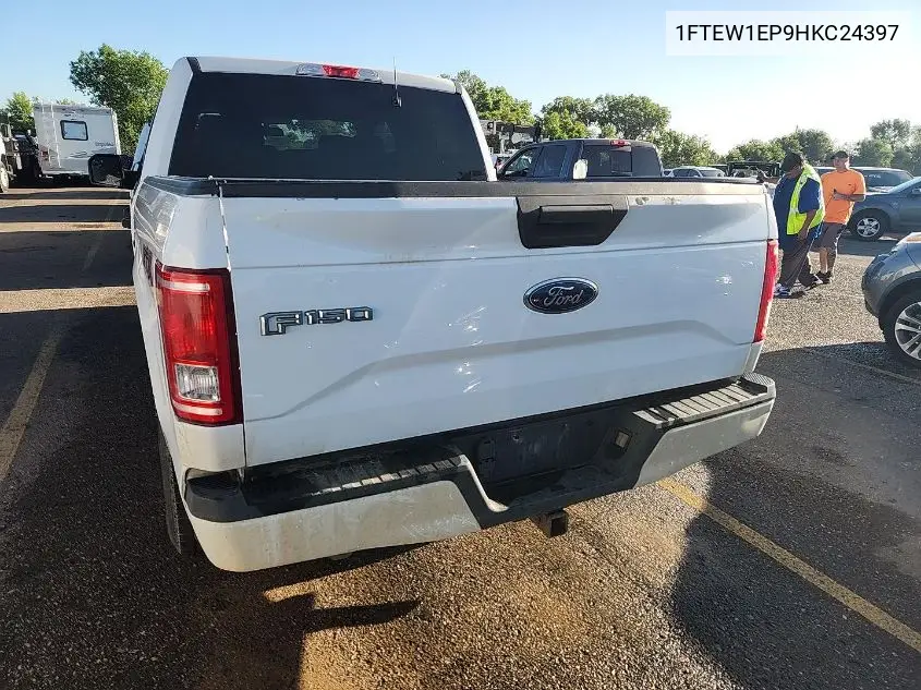 2017 Ford F150 Supercrew VIN: 1FTEW1EP9HKC24397 Lot: 42642683