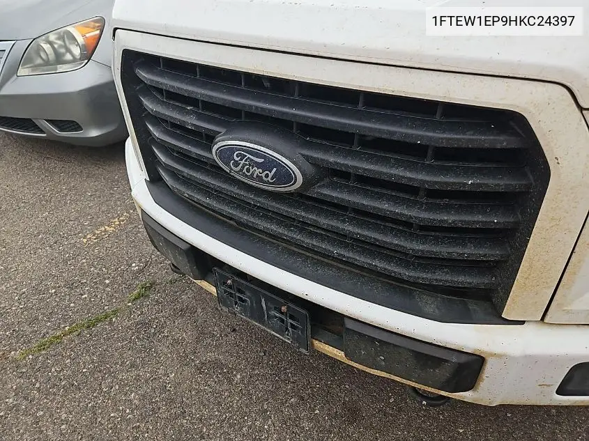 2017 Ford F150 Supercrew VIN: 1FTEW1EP9HKC24397 Lot: 42642683