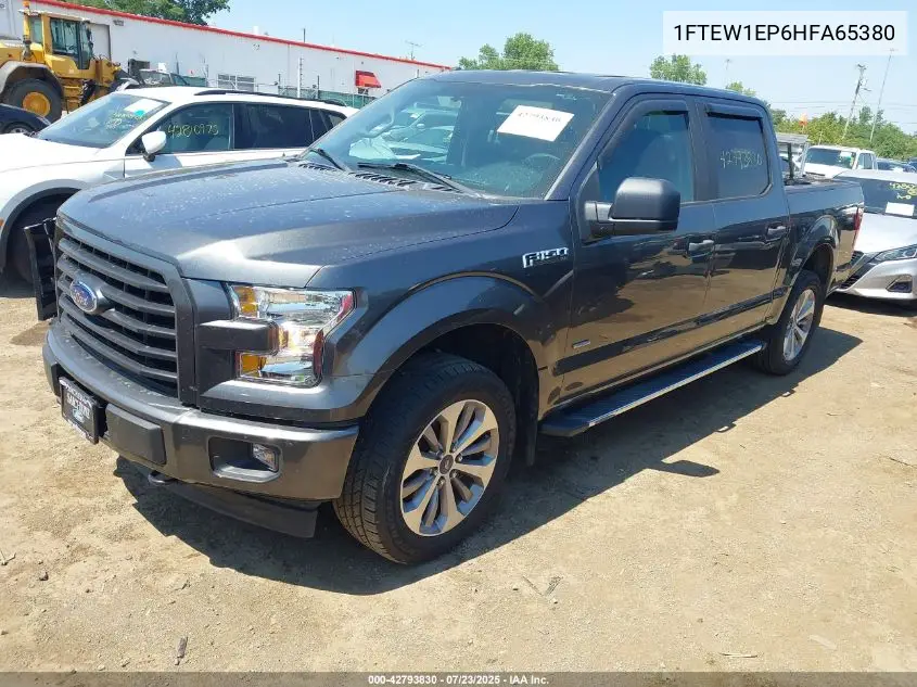 2017 Ford F-150 Xl VIN: 1FTEW1EP6HFA65380 Lot: 42793830