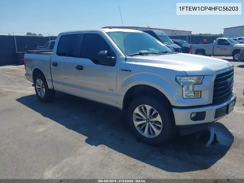 2017 Ford F-150 Xl VIN: 1FTEW1CP4HFC56203 Lot: 42812078