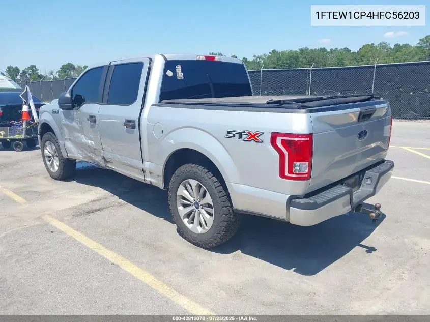 2017 Ford F-150 Xl VIN: 1FTEW1CP4HFC56203 Lot: 42812078
