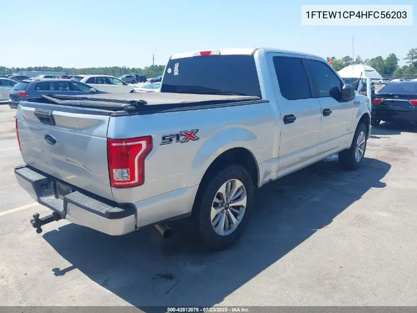 2017 Ford F-150 Xl VIN: 1FTEW1CP4HFC56203 Lot: 42812078