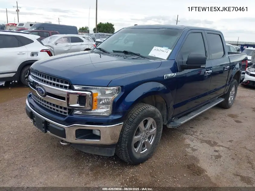 2018 Ford F-150 Xlt VIN: 1FTEW1E5XJKE70461 Lot: 42625654