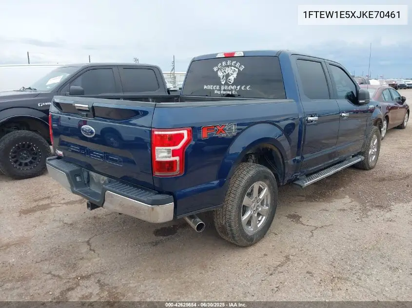 2018 Ford F-150 Xlt VIN: 1FTEW1E5XJKE70461 Lot: 42625654