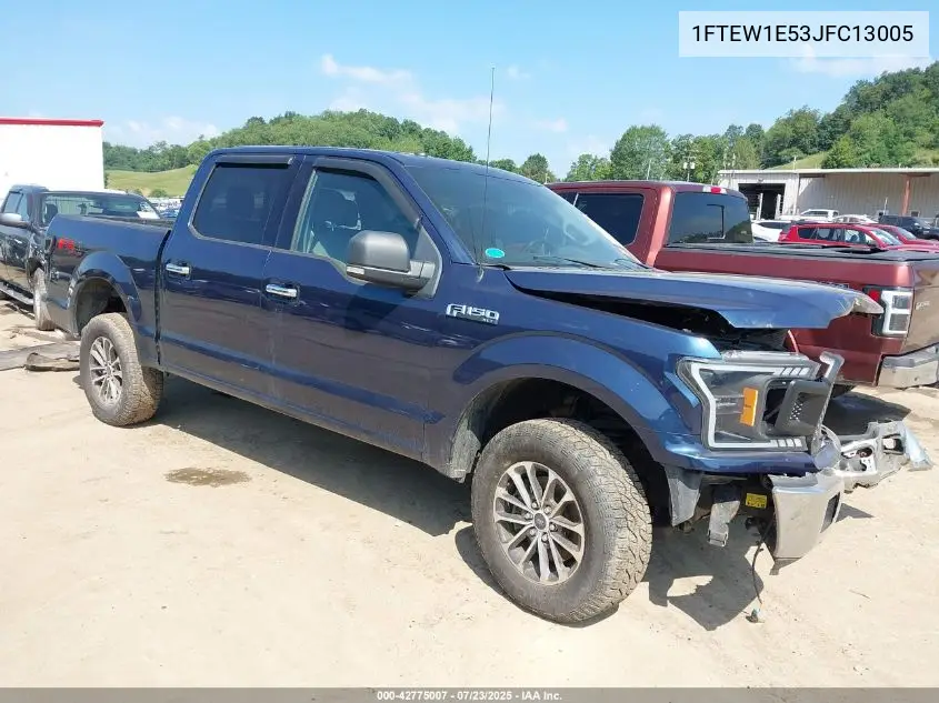 1ftew1e53jfc13005 1FTEW1E53JFC13005 2018 Ford F-150 Xlt