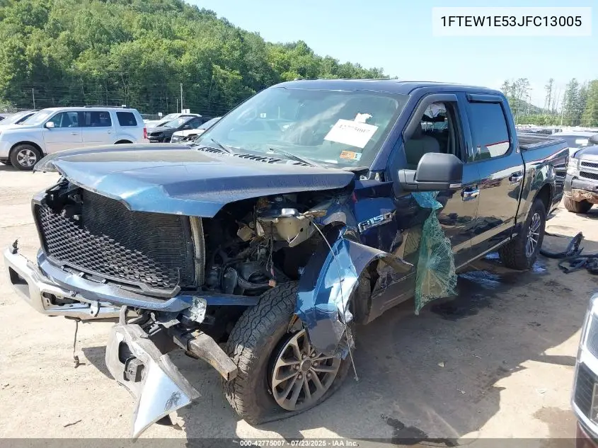 1ftew1e53jfc13005 1FTEW1E53JFC13005 2018 Ford F-150 Xlt
