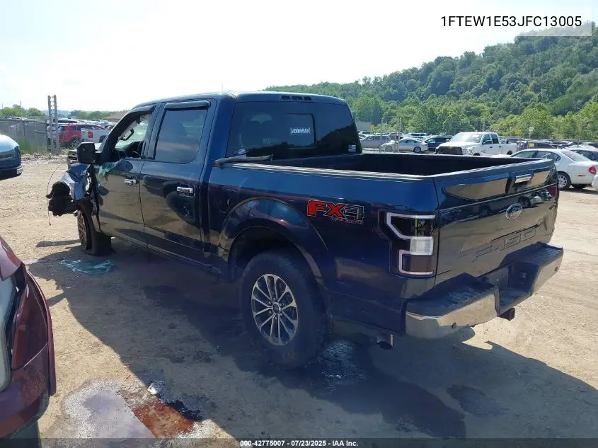 1ftew1e53jfc13005 1FTEW1E53JFC13005 2018 Ford F-150 Xlt