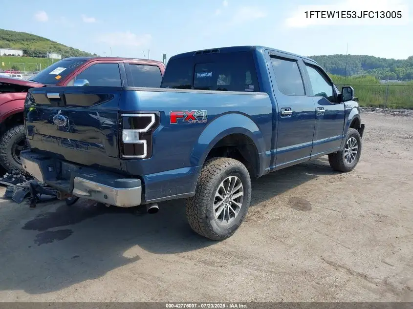 1ftew1e53jfc13005 1FTEW1E53JFC13005 2018 Ford F-150 Xlt