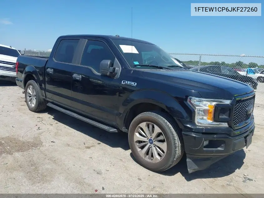 2018 Ford F-150 Xl VIN: 1FTEW1CP6JKF27260 Lot: 42802578