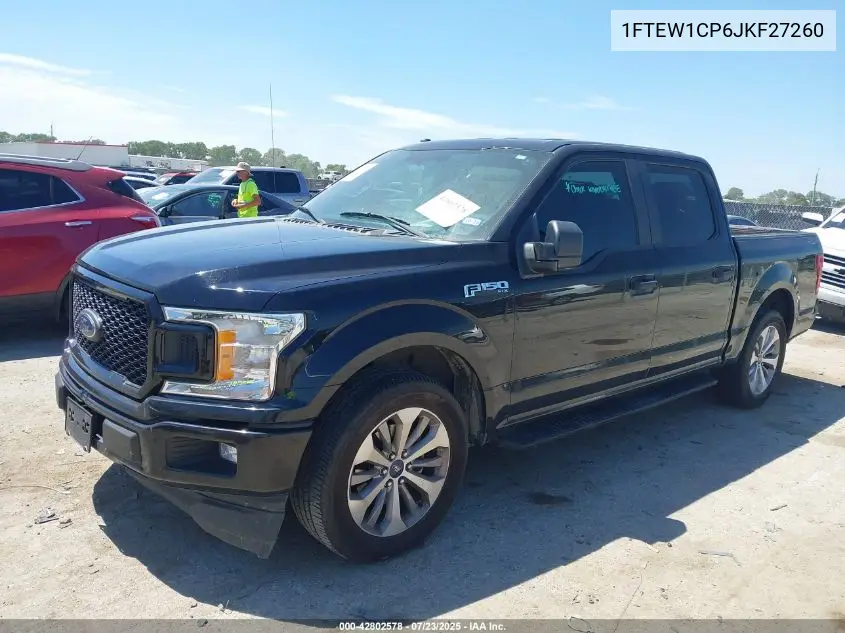 2018 Ford F-150 Xl VIN: 1FTEW1CP6JKF27260 Lot: 42802578