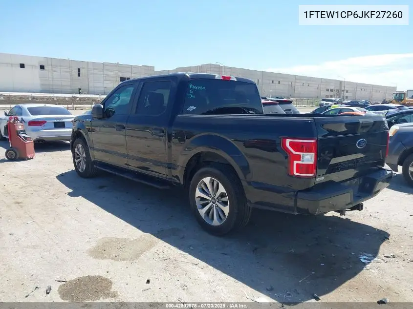 2018 Ford F-150 Xl VIN: 1FTEW1CP6JKF27260 Lot: 42802578