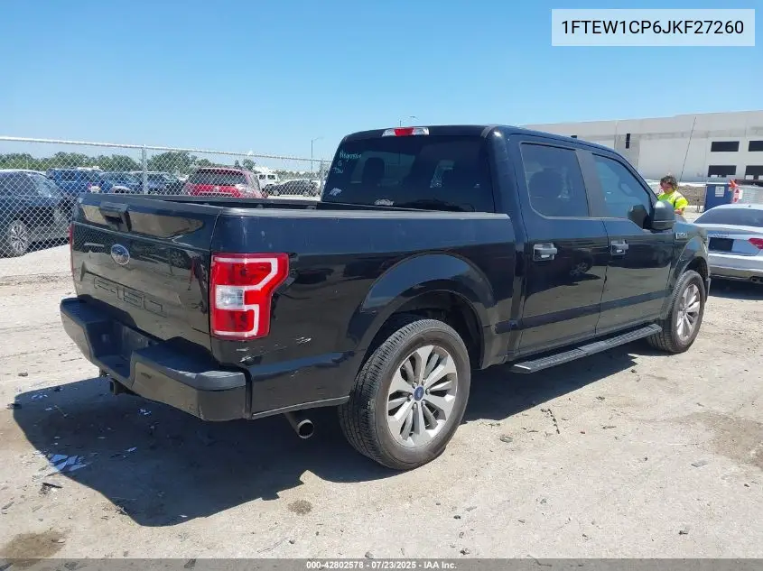 2018 Ford F-150 Xl VIN: 1FTEW1CP6JKF27260 Lot: 42802578