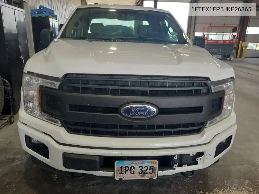 2018 Ford F150 Super Cab VIN: 1FTEX1EP5JKE26365 Lot: 42827999
