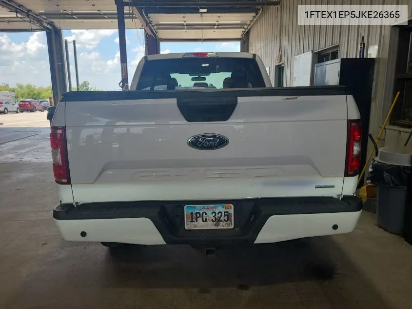 2018 Ford F150 Super Cab VIN: 1FTEX1EP5JKE26365 Lot: 42827999