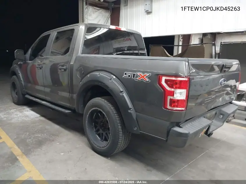 2018 Ford F-150 Xl VIN: 1FTEW1CP0JKD45263 Lot: 42831556
