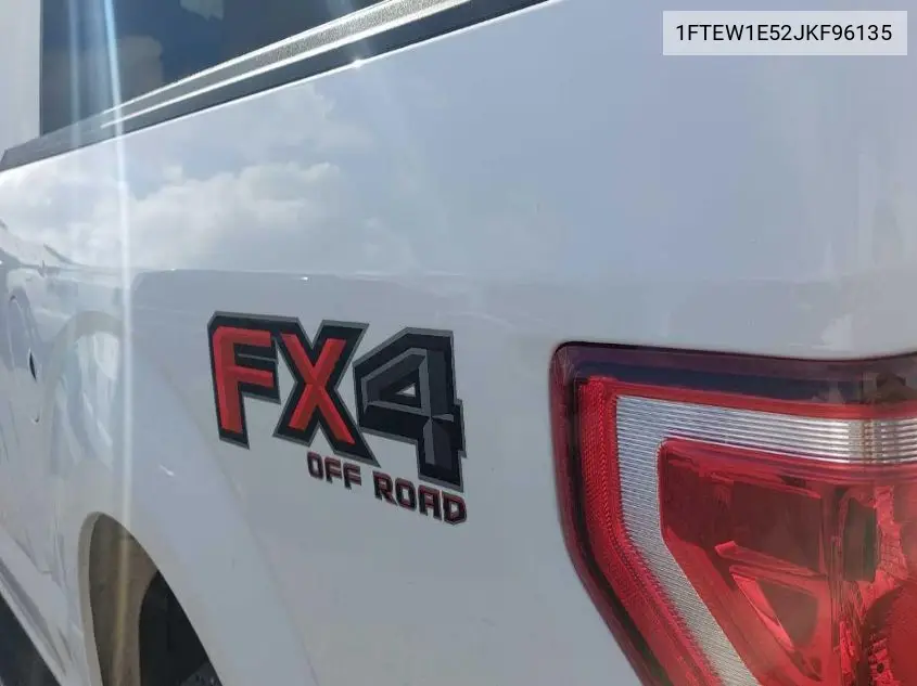 2018 Ford F150 Supercrew VIN: 1FTEW1E52JKF96135 Lot: 42832549
