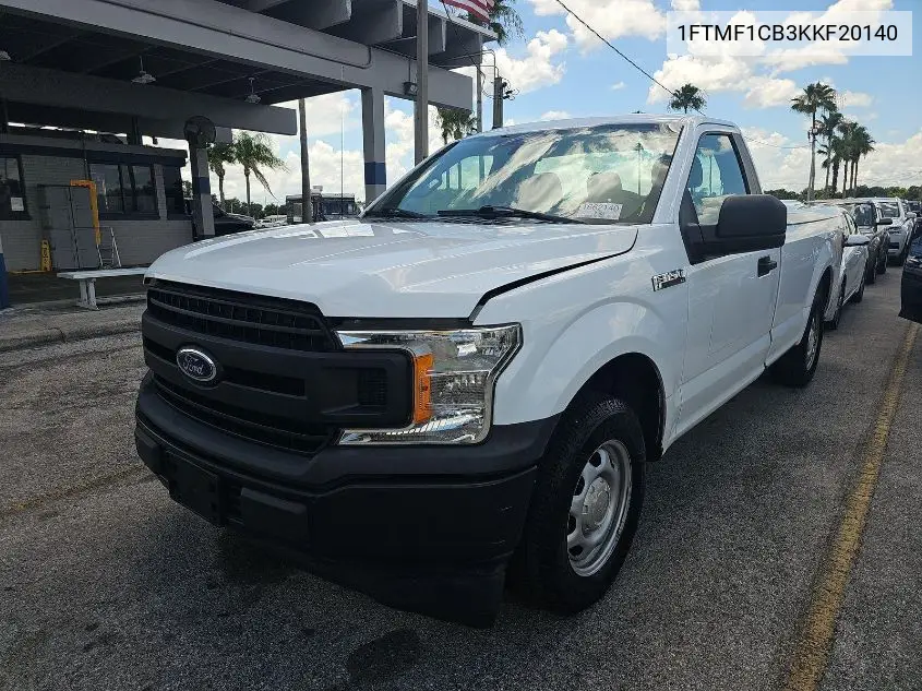 2019 Ford F150 VIN: 1FTMF1CB3KKF20140 Lot: 42633647