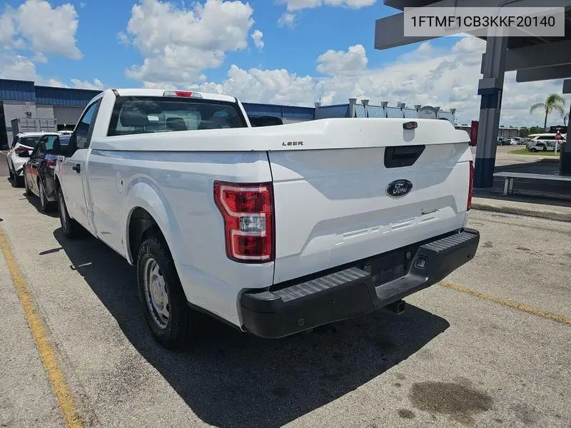 2019 Ford F150 VIN: 1FTMF1CB3KKF20140 Lot: 42633647