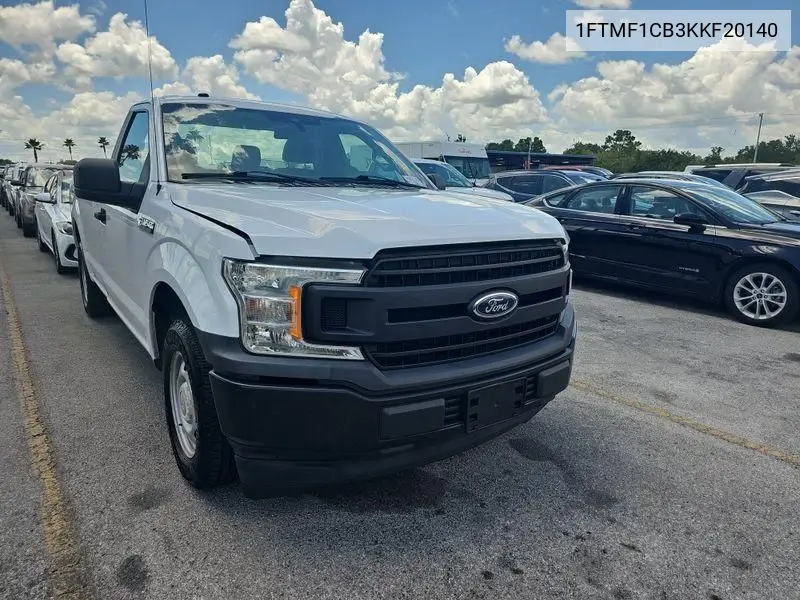 2019 Ford F150 VIN: 1FTMF1CB3KKF20140 Lot: 42633647
