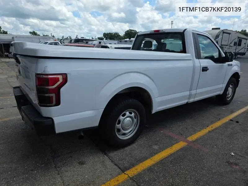 2019 Ford F150 VIN: 1FTMF1CB7KKF20139 Lot: 42633661