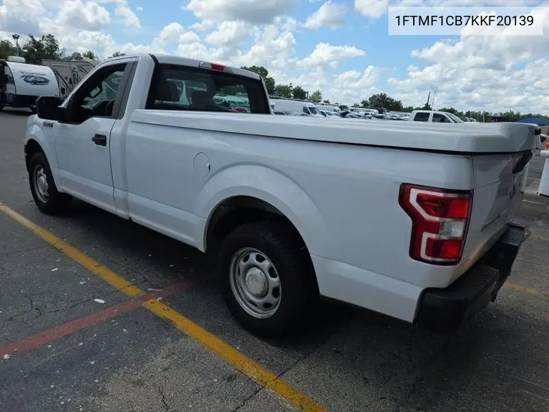 2019 Ford F150 VIN: 1FTMF1CB7KKF20139 Lot: 42633661