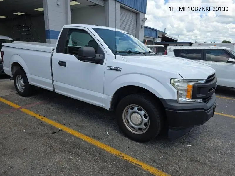 2019 Ford F150 VIN: 1FTMF1CB7KKF20139 Lot: 42633661