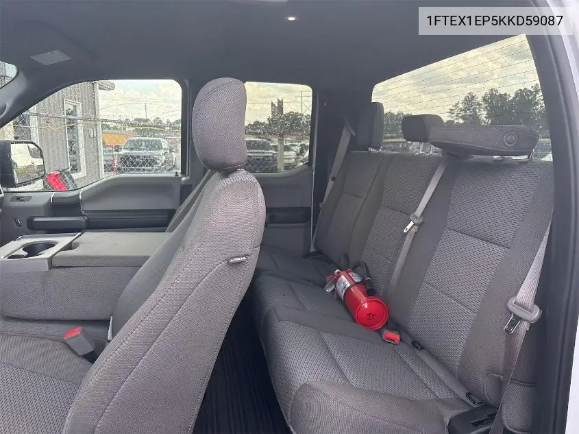 2019 Ford F150 Super Cab VIN: 1FTEX1EP5KKD59087 Lot: 42634903