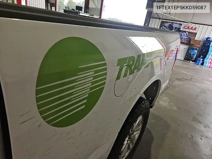 2019 Ford F150 Super Cab VIN: 1FTEX1EP5KKD59087 Lot: 42634903
