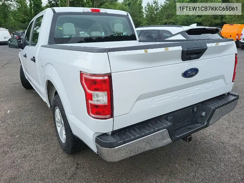 2019 Ford F-150 Xl VIN: 1FTEW1CB7KKC65061 Lot: 42641207