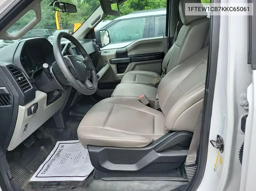 2019 Ford F-150 Xl VIN: 1FTEW1CB7KKC65061 Lot: 42641207