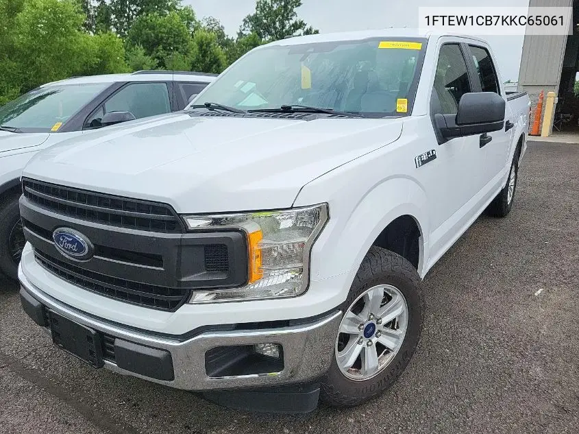 2019 Ford F-150 Xl VIN: 1FTEW1CB7KKC65061 Lot: 42641207