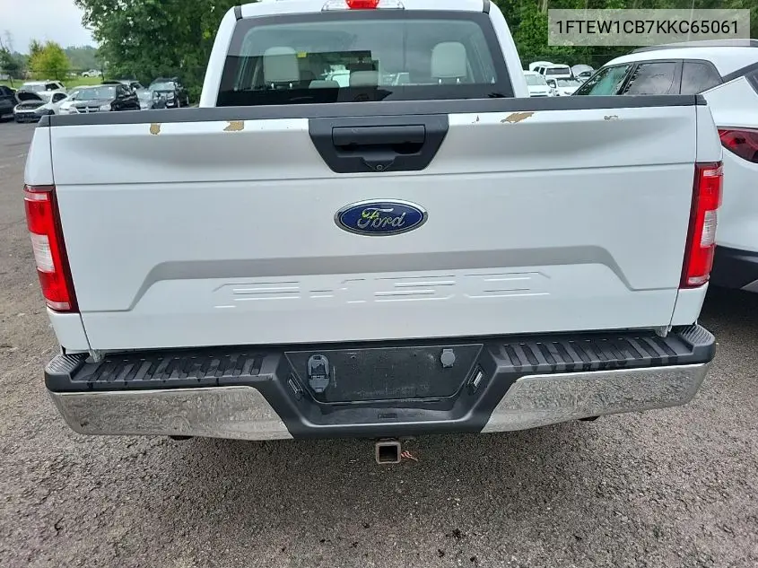 2019 Ford F-150 Xl VIN: 1FTEW1CB7KKC65061 Lot: 42641207