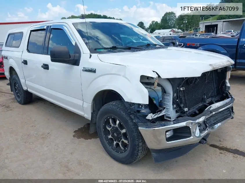 2019 Ford F-150 Xlt VIN: 1FTEW1E56KFA67099 Lot: 42740423