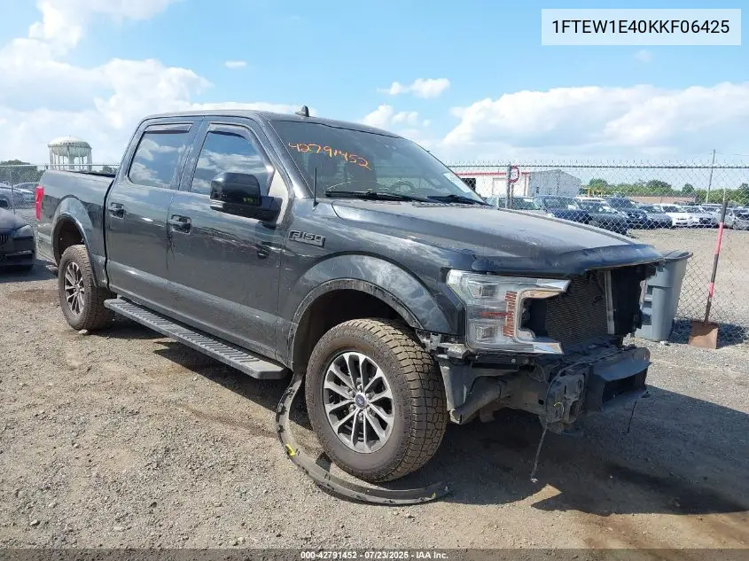 1ftew1e40kkf06425 1FTEW1E40KKF06425 2019 Ford F-150 Lariat