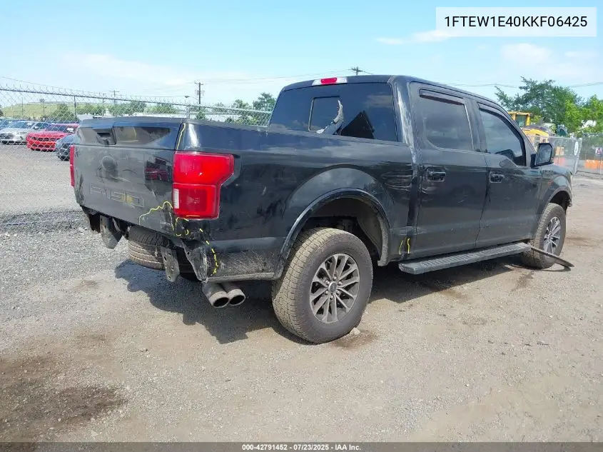 1ftew1e40kkf06425 1FTEW1E40KKF06425 2019 Ford F-150 Lariat