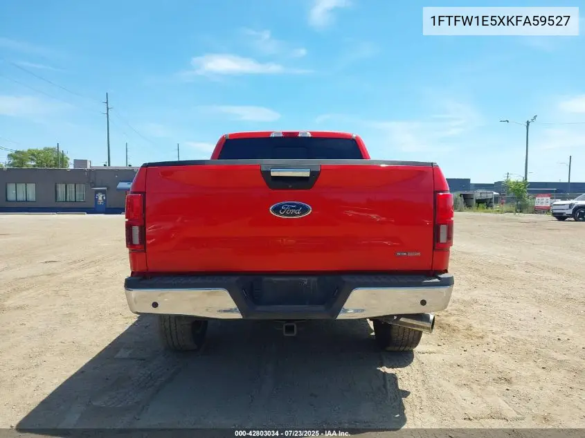 1ftfw1e5xkfa59527 1FTFW1E5XKFA59527 2019 Ford F-150 Xlt