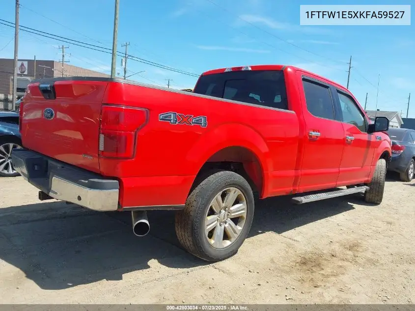 1ftfw1e5xkfa59527 1FTFW1E5XKFA59527 2019 Ford F-150 Xlt